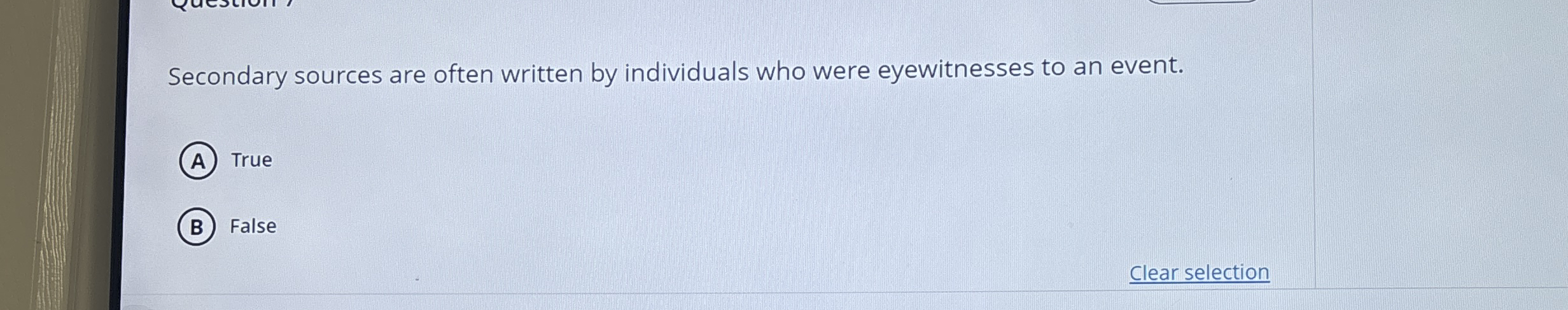 Secondary sources are often written by