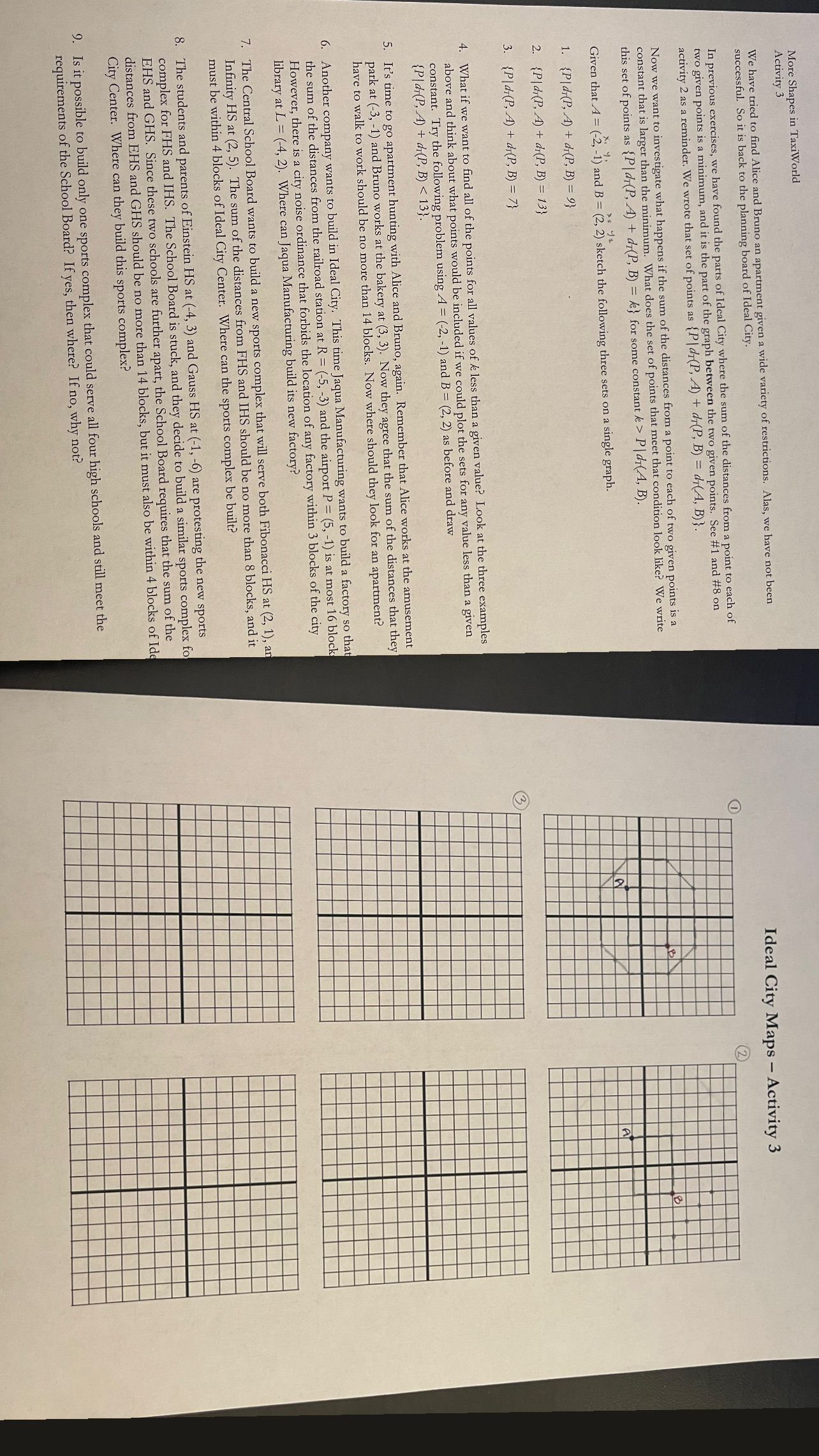 can you answer all the questions 1 - 9 and use