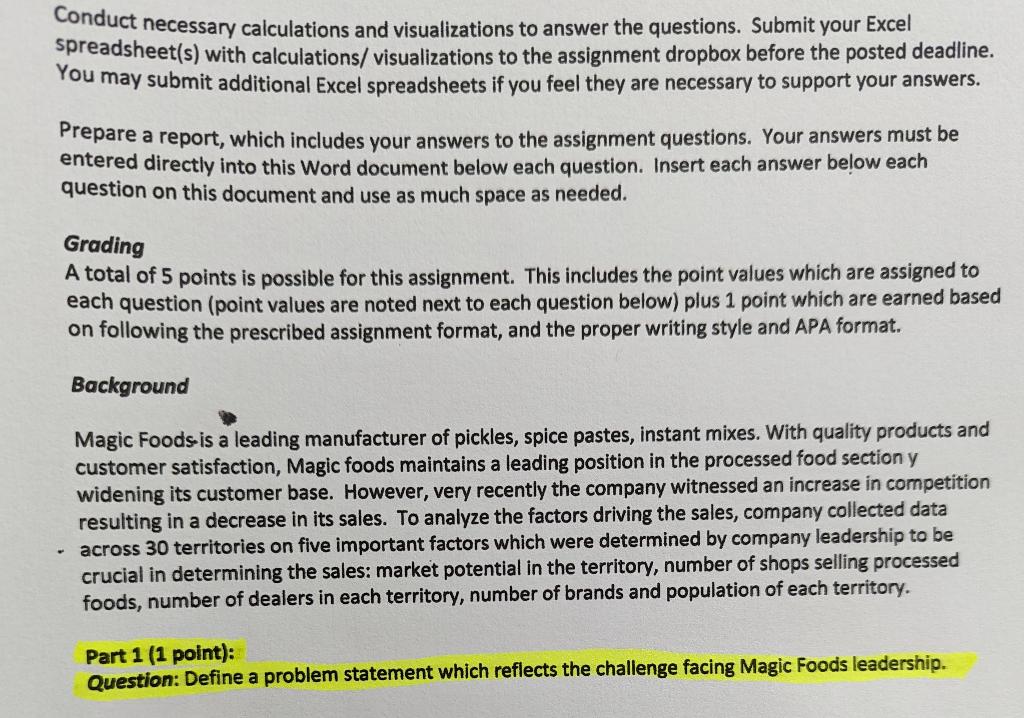 Please answer Part 1(Highlighted) Conduct