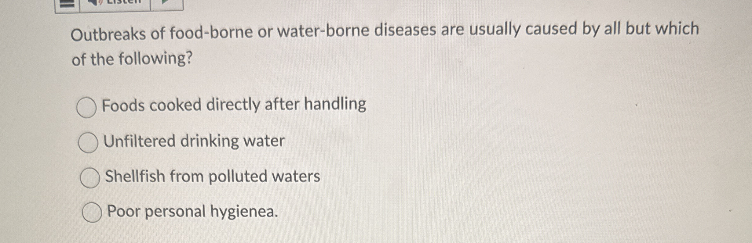 Outbreaks of food - borne or water - borne