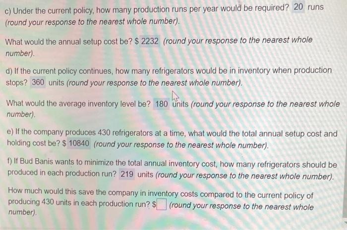 help with part 2 of F Emarpy Appliance is a