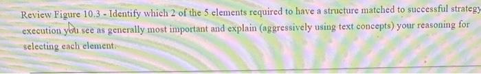 help please. FIGURE 10.3 Structuring the Work