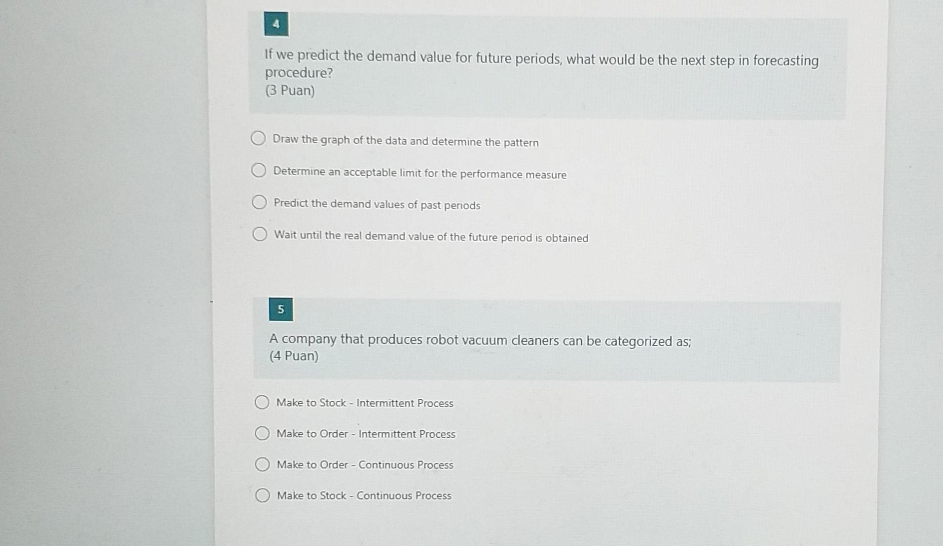 If we predict the demand value for future