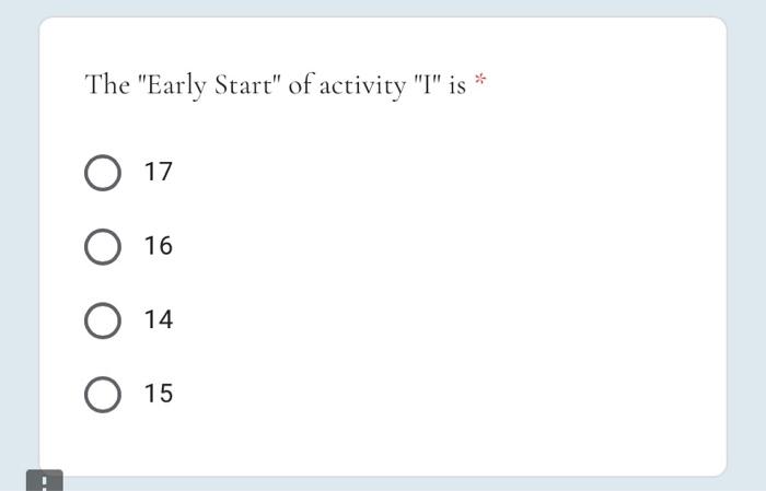Consider the following scenario: The table below