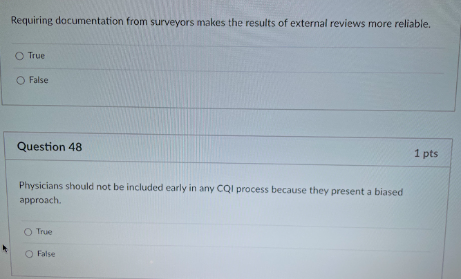 Requiring documentation from surveyors makes the