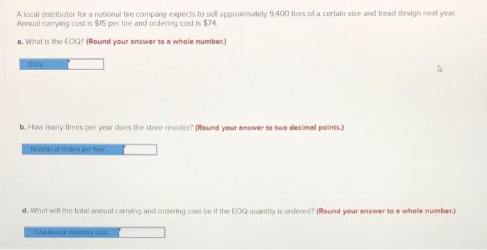 A local distributor for a national tire company