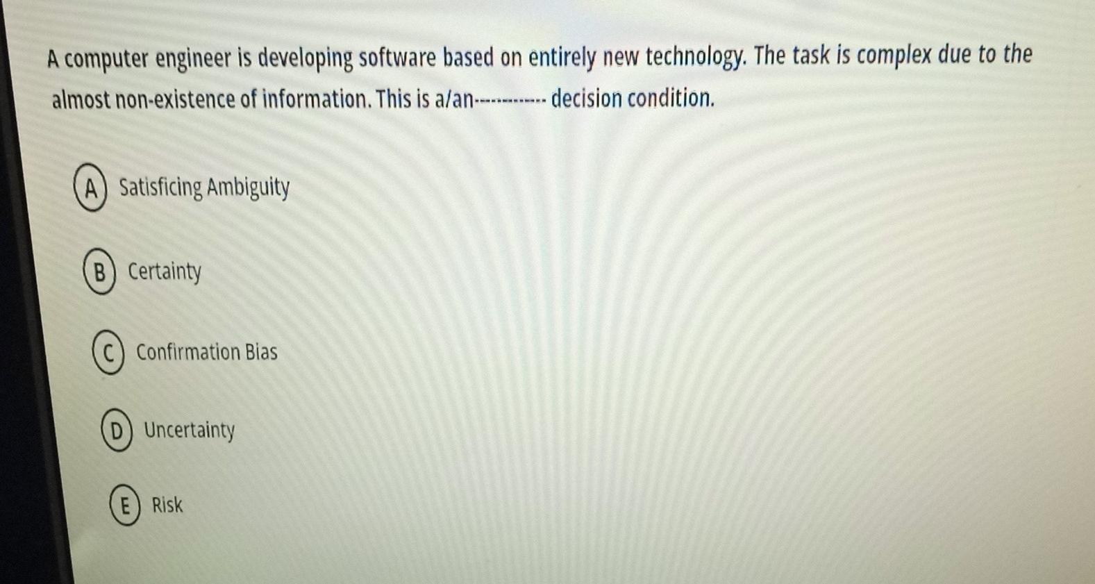 q1 A computer engineer is developing software