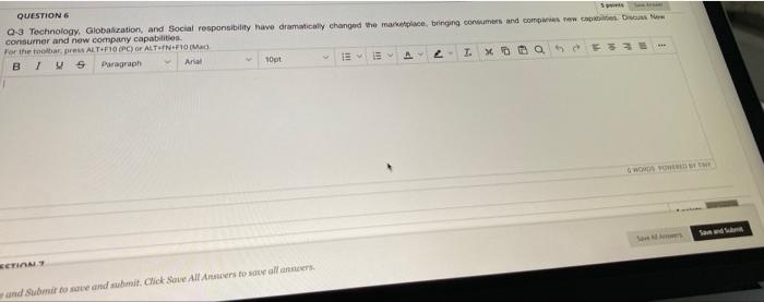 QUESTIONS Q-3 Technology. Globalization, and