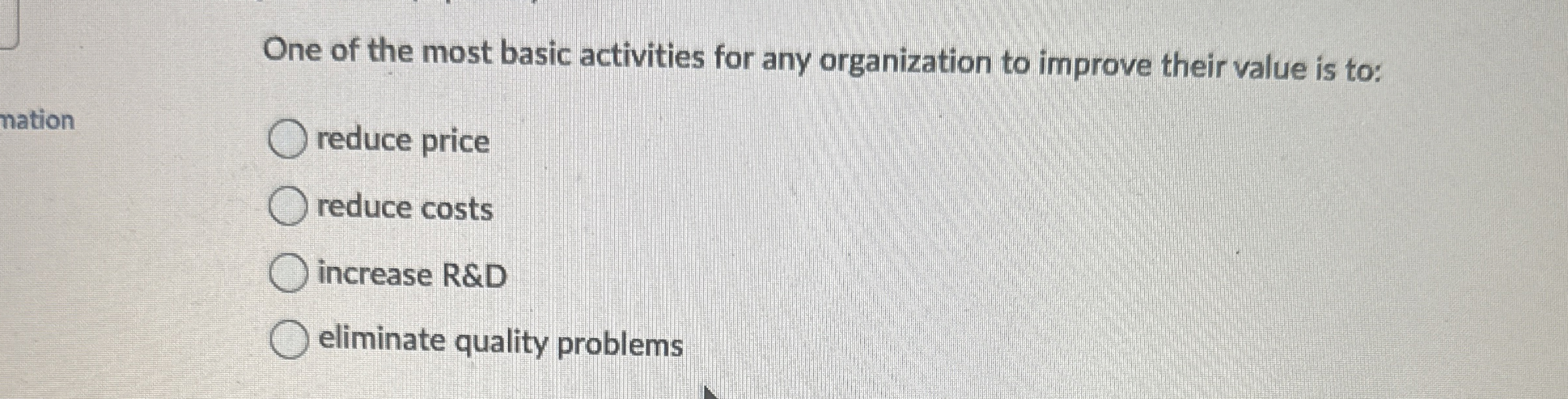 One of the most basic activities for any