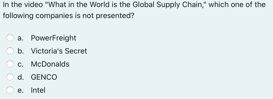 In the video "What in the World is the Global