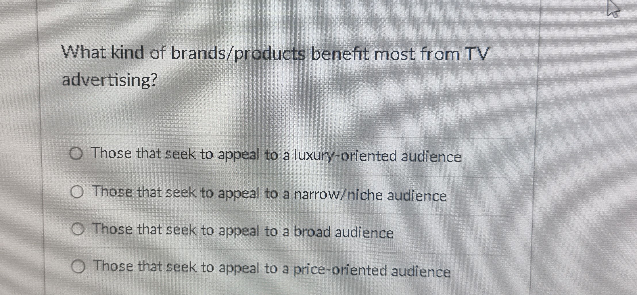 What kind of brands / products benefit most from