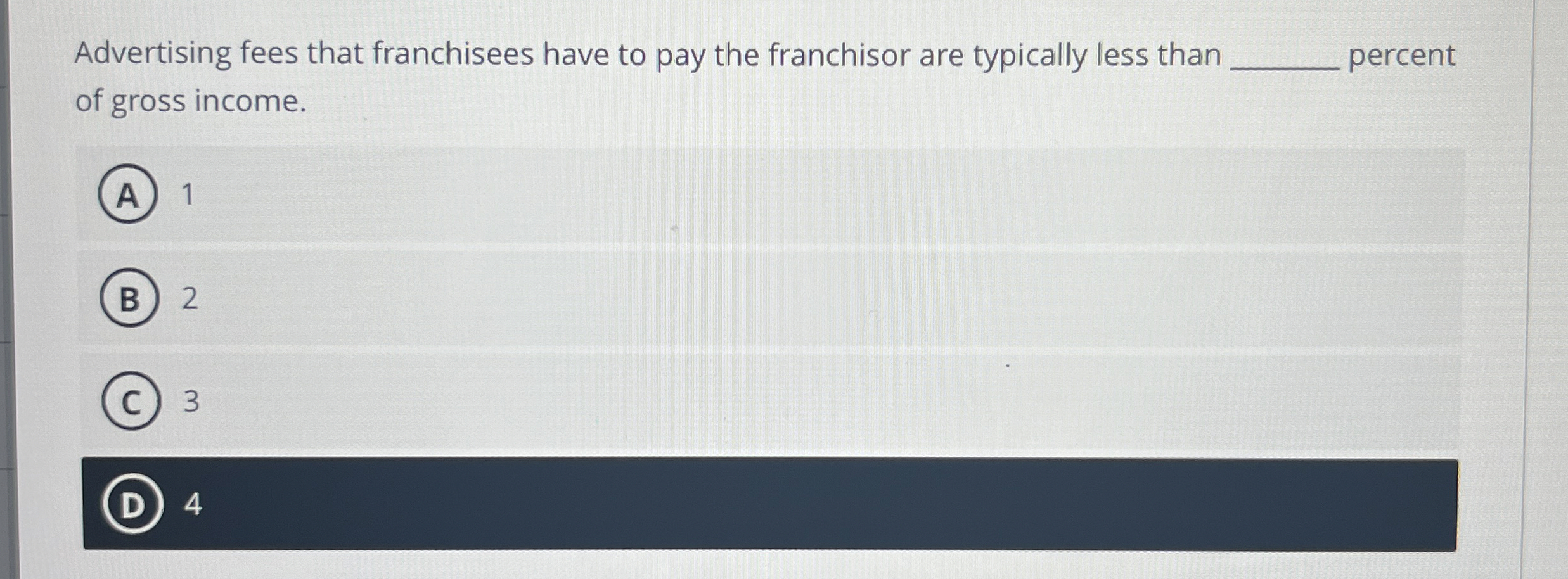 Advertising fees that franchisees have to pay the