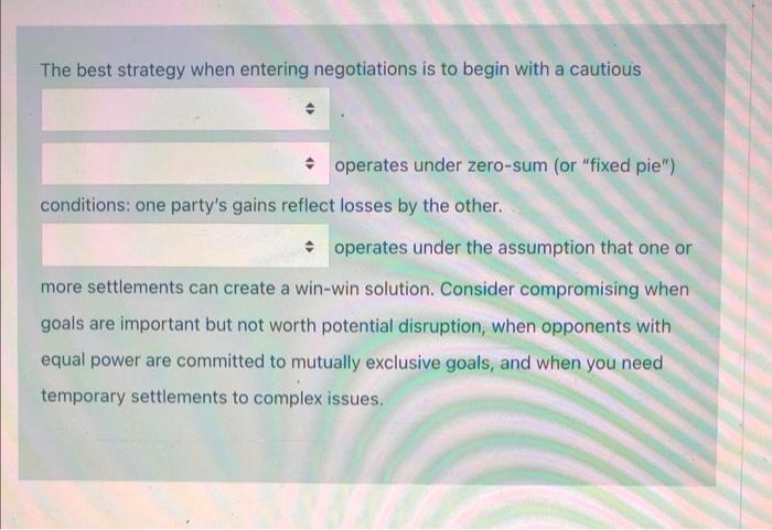 the options are: organizational structure