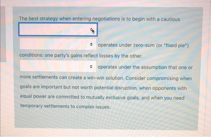 the options are: organizational structure