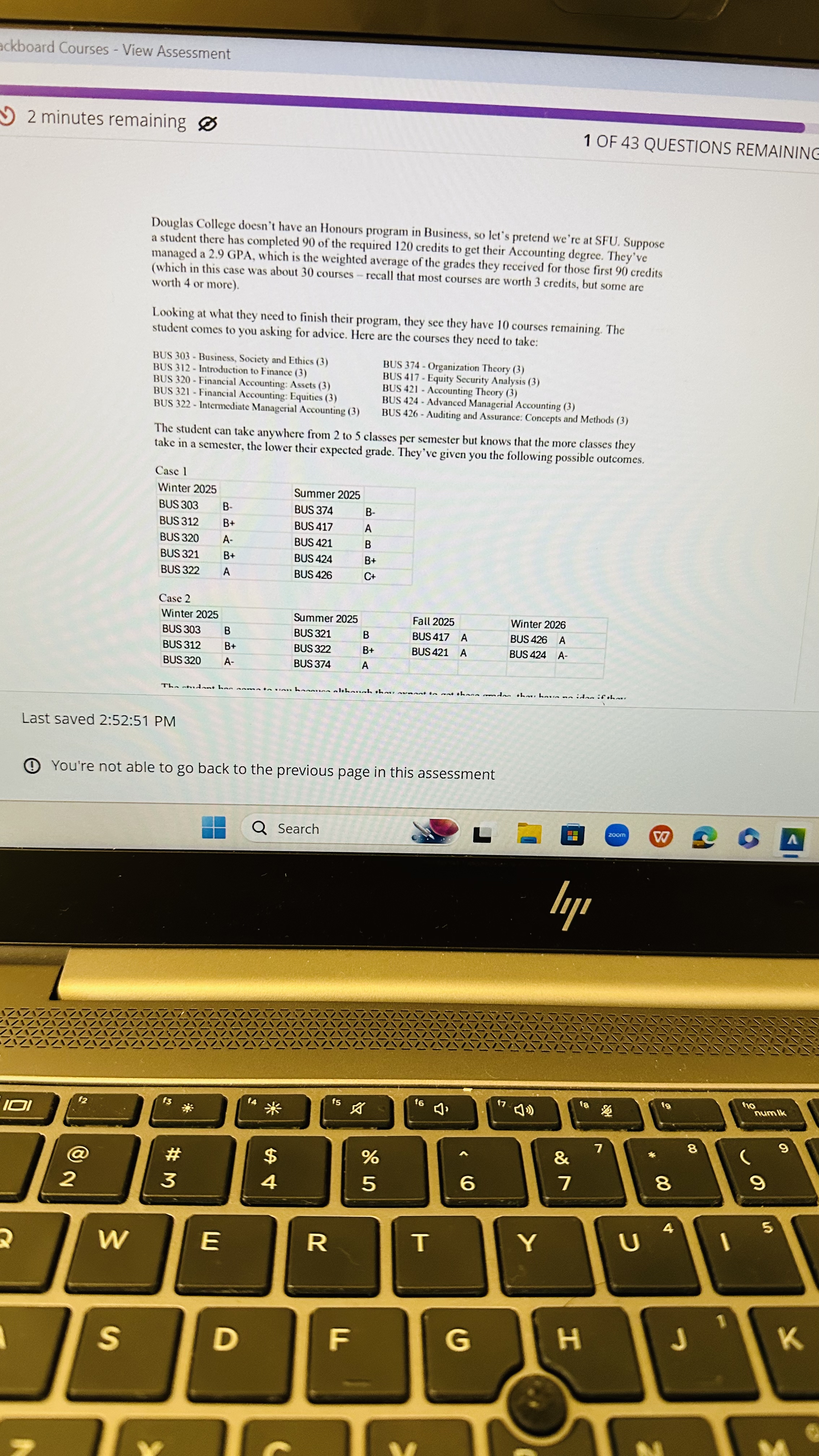 Douglas College doesn't have an Honours program