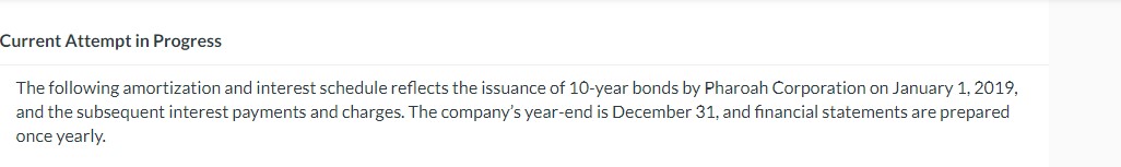 Current Attempt in Progress The following