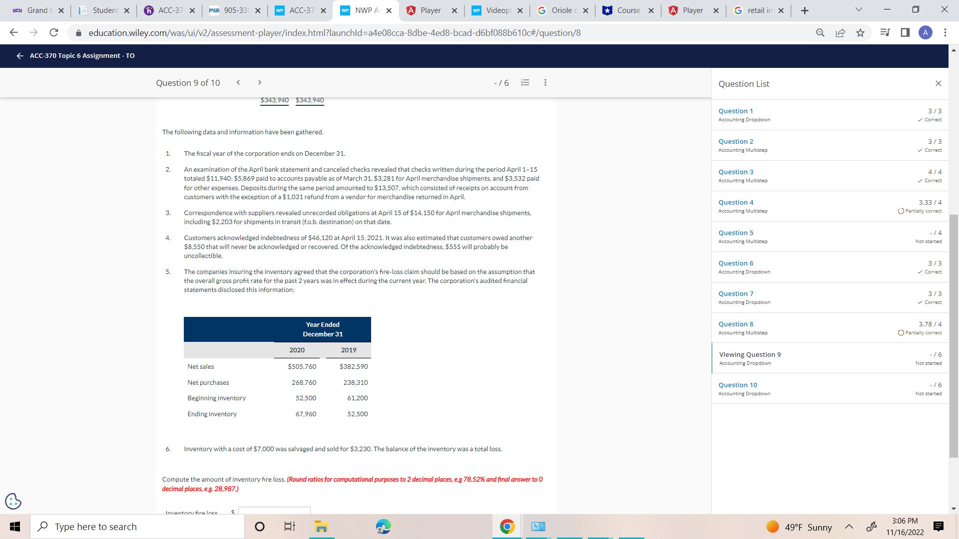 GCU Grand ( X | Student X h ACC-37 X 68 905-33( X