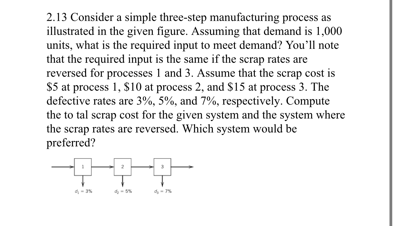 2 . 1 3 Consider a simple three - step