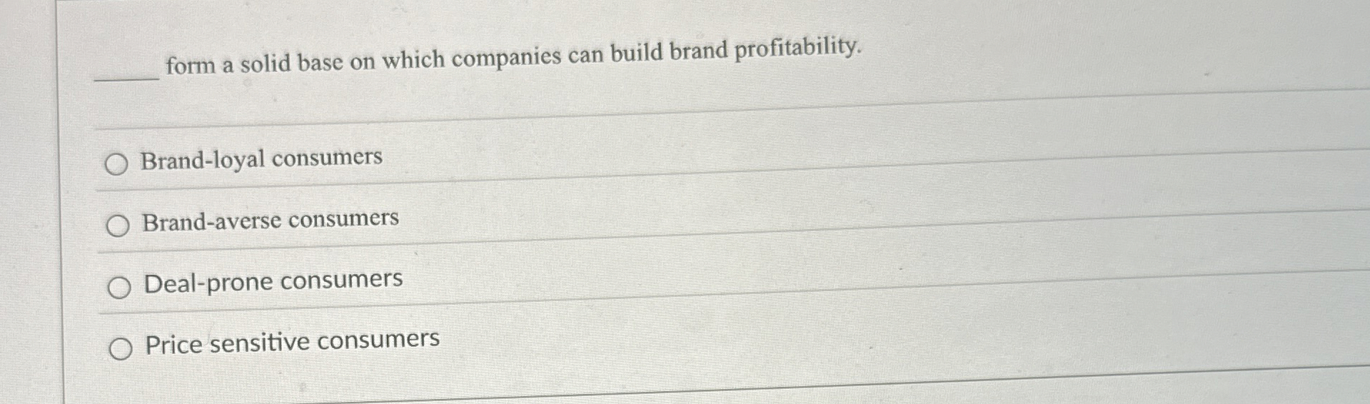 form a solid base on which companies can build