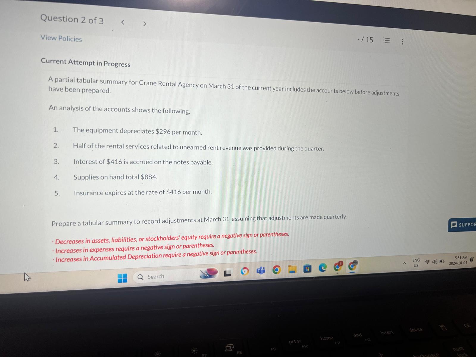 Current Attempt in Progress Current Attempt in