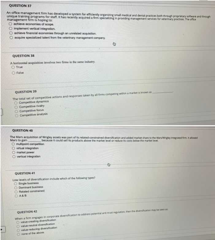 QUESTION 37 An office management firm has