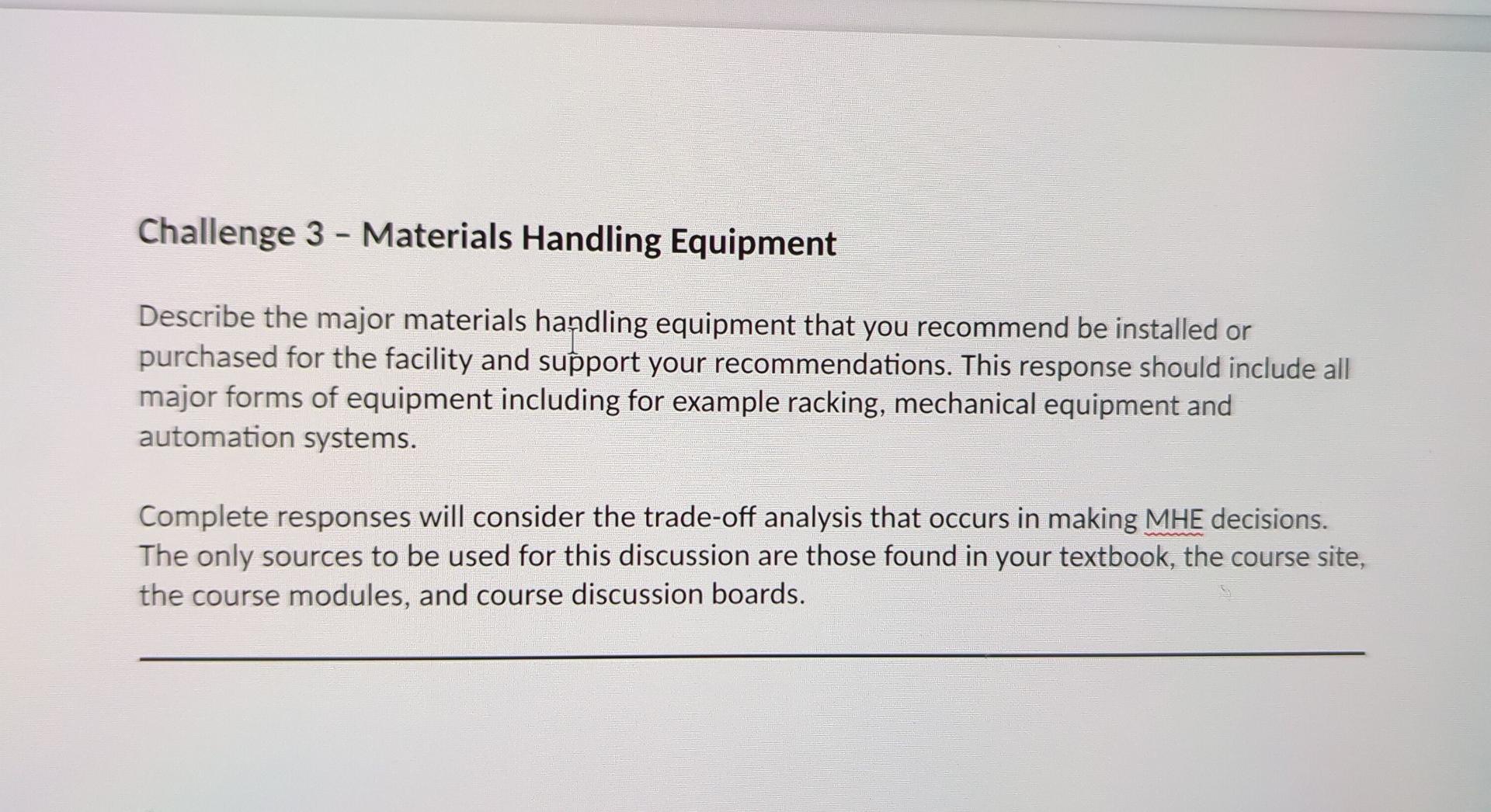 The situation.... You have been hired by the