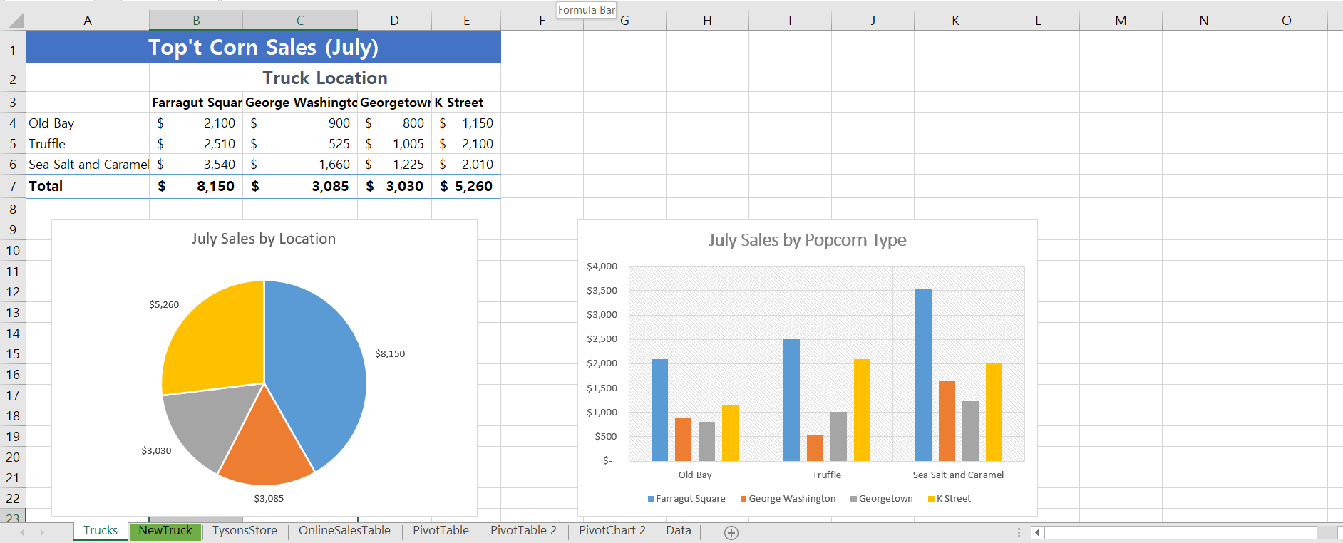 Excel 1.What is the company name and what kind of