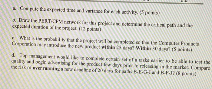 Note: please solve it in excel and show all