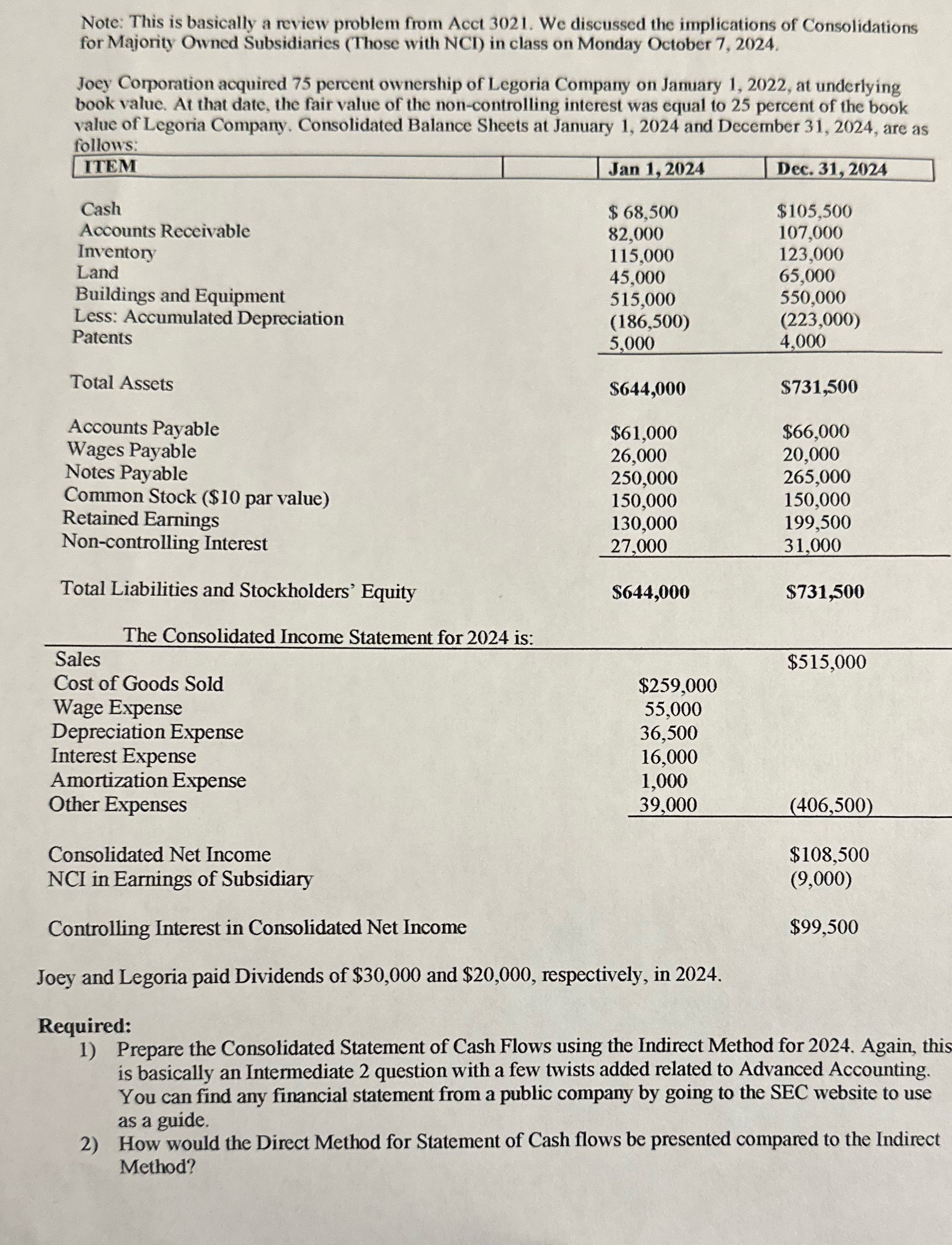 Can you please answer 1 & 2 Note: This is