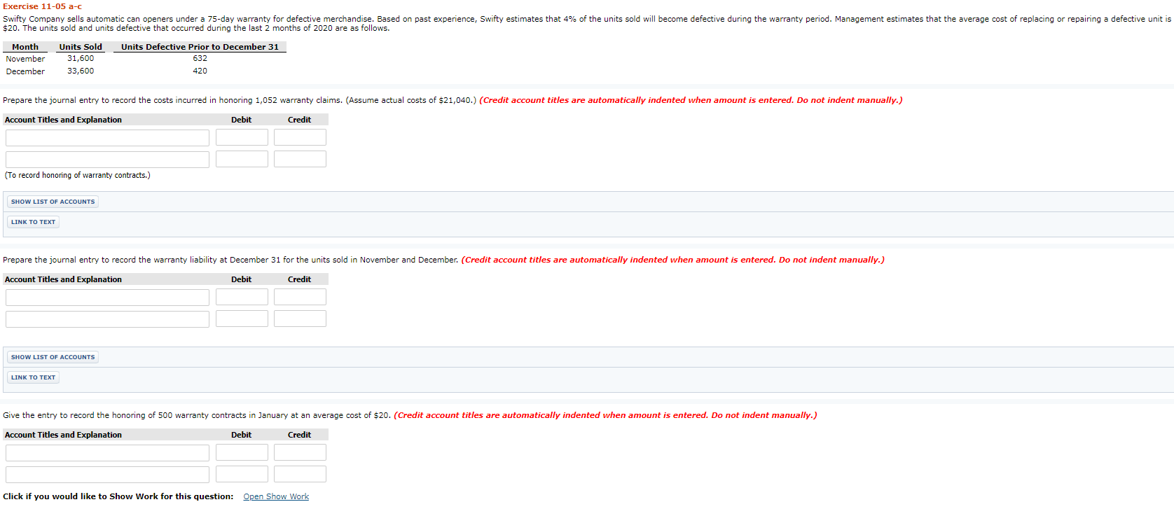 I am messing up on part b ( Prepare the journal