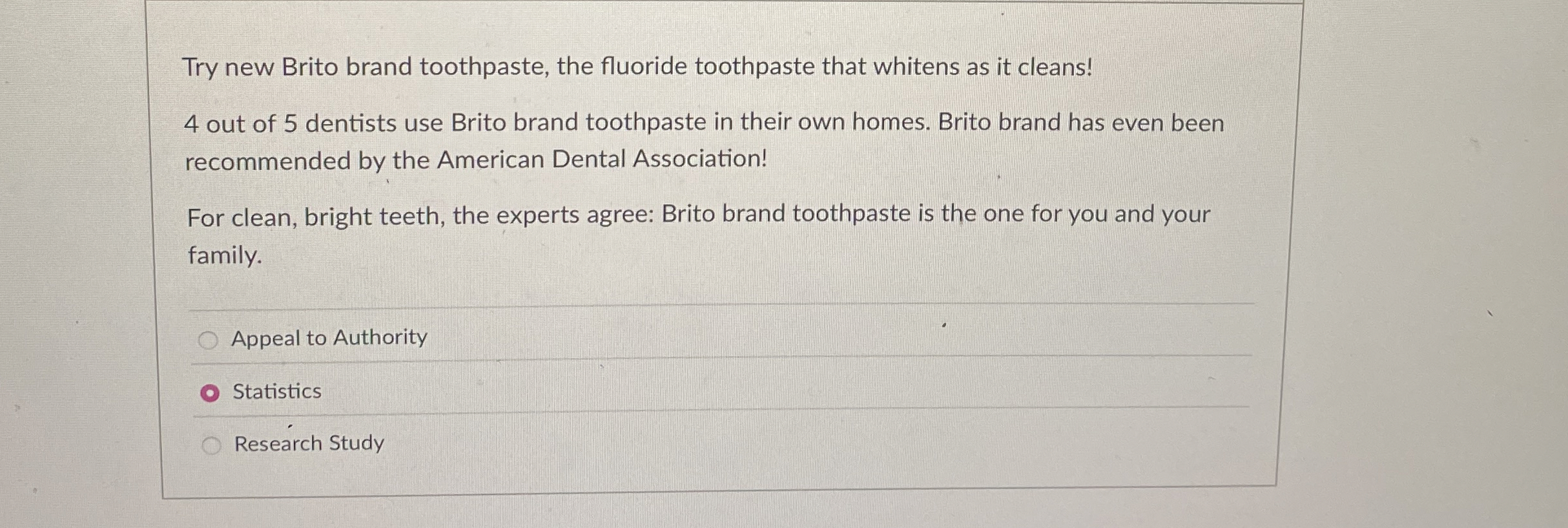 Try new Brito brand toothpaste, the fluoride