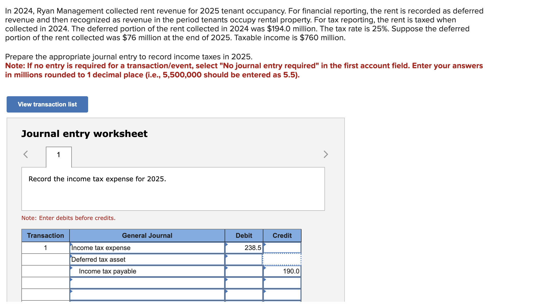 In 2 0 2 4 , Ryan Management collected rent