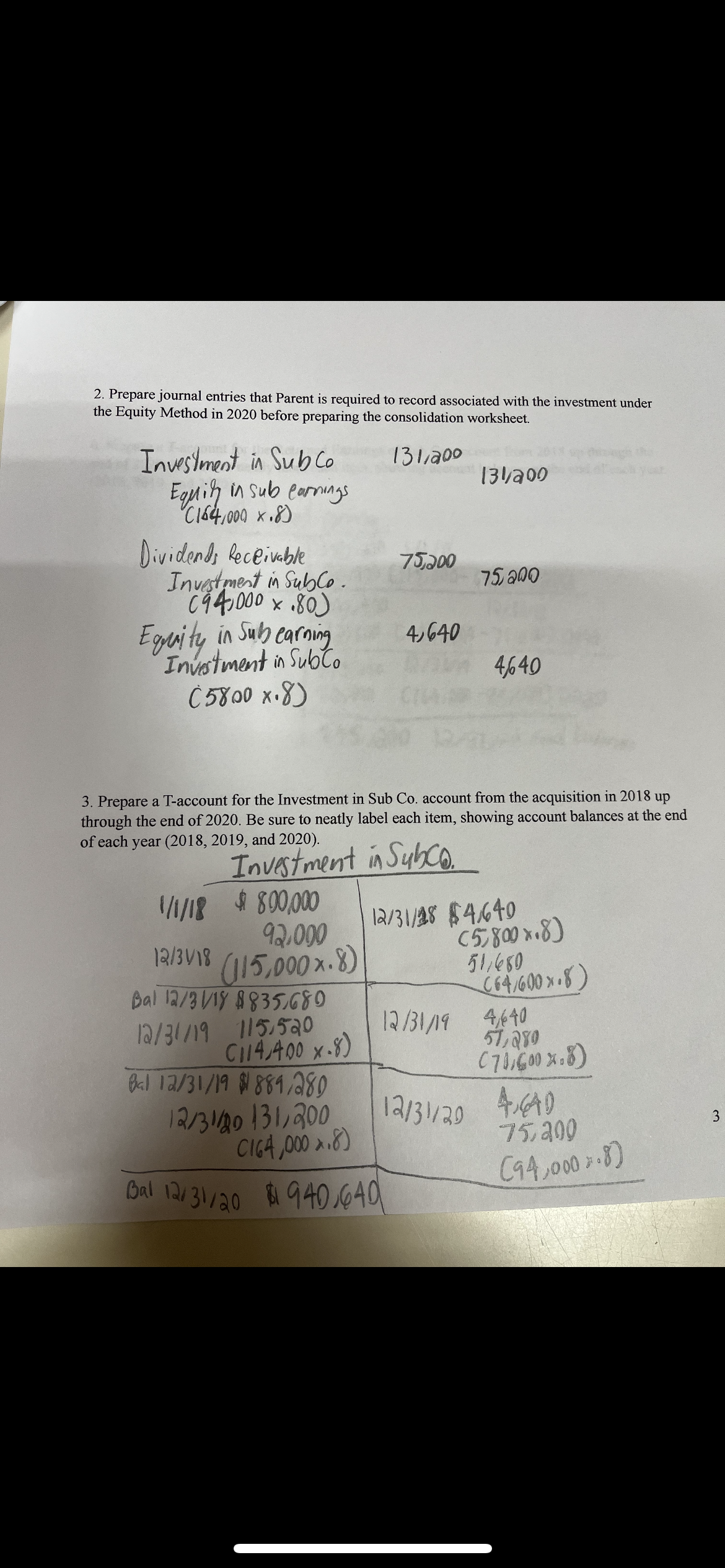 Problem I. Part A. Use the following fact pattern