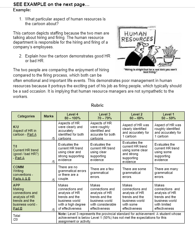 SEE EXAMPLE on the next page... Example: 1. What