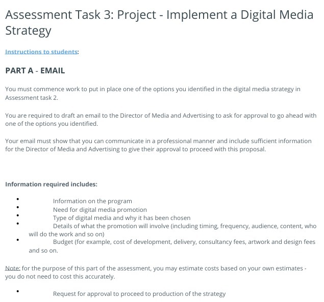 Assessment Task 3: Project - Implement a Digital