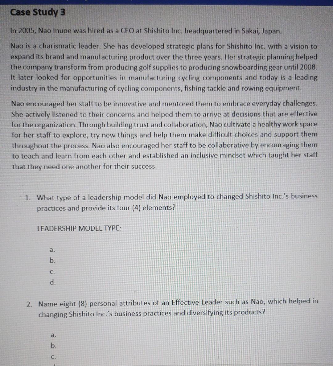 Case Study 1 Jarnail Singh worked at a