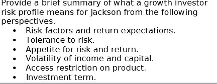 Provide a brief summary of what a growth investor