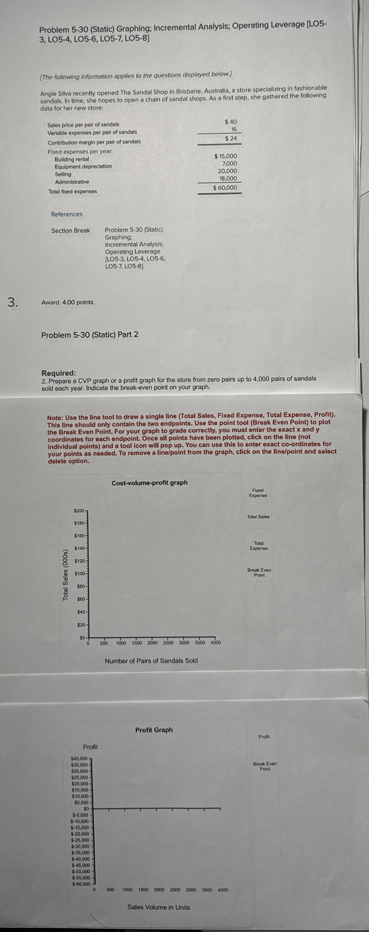 Problem 5 - 3 0 ( Static ) Graphing; Incremental