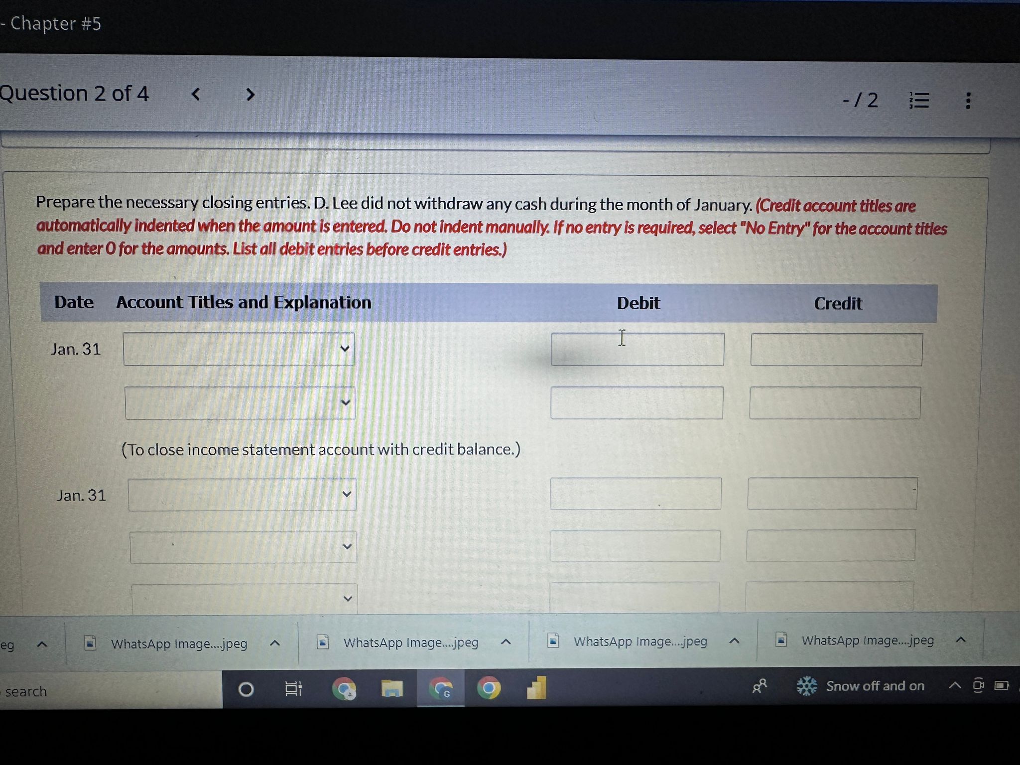 7 - Chapter #5 Question 2 of 4 < - 12 3 : View
