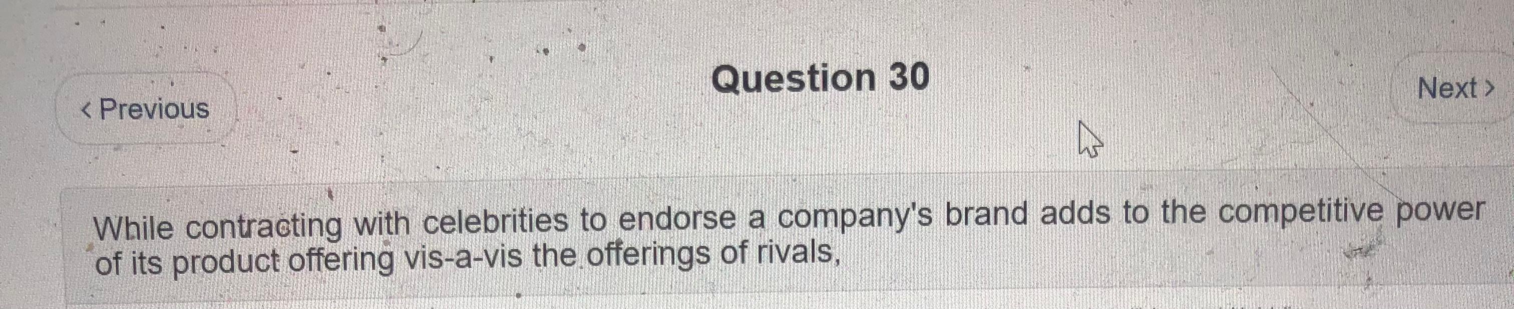 Question 30 Next > < Previous h While contracting