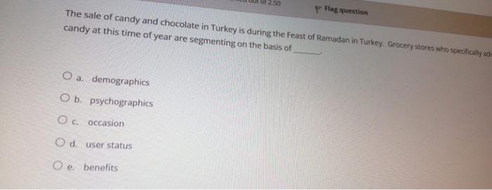 Flag question A strategy that involves developing