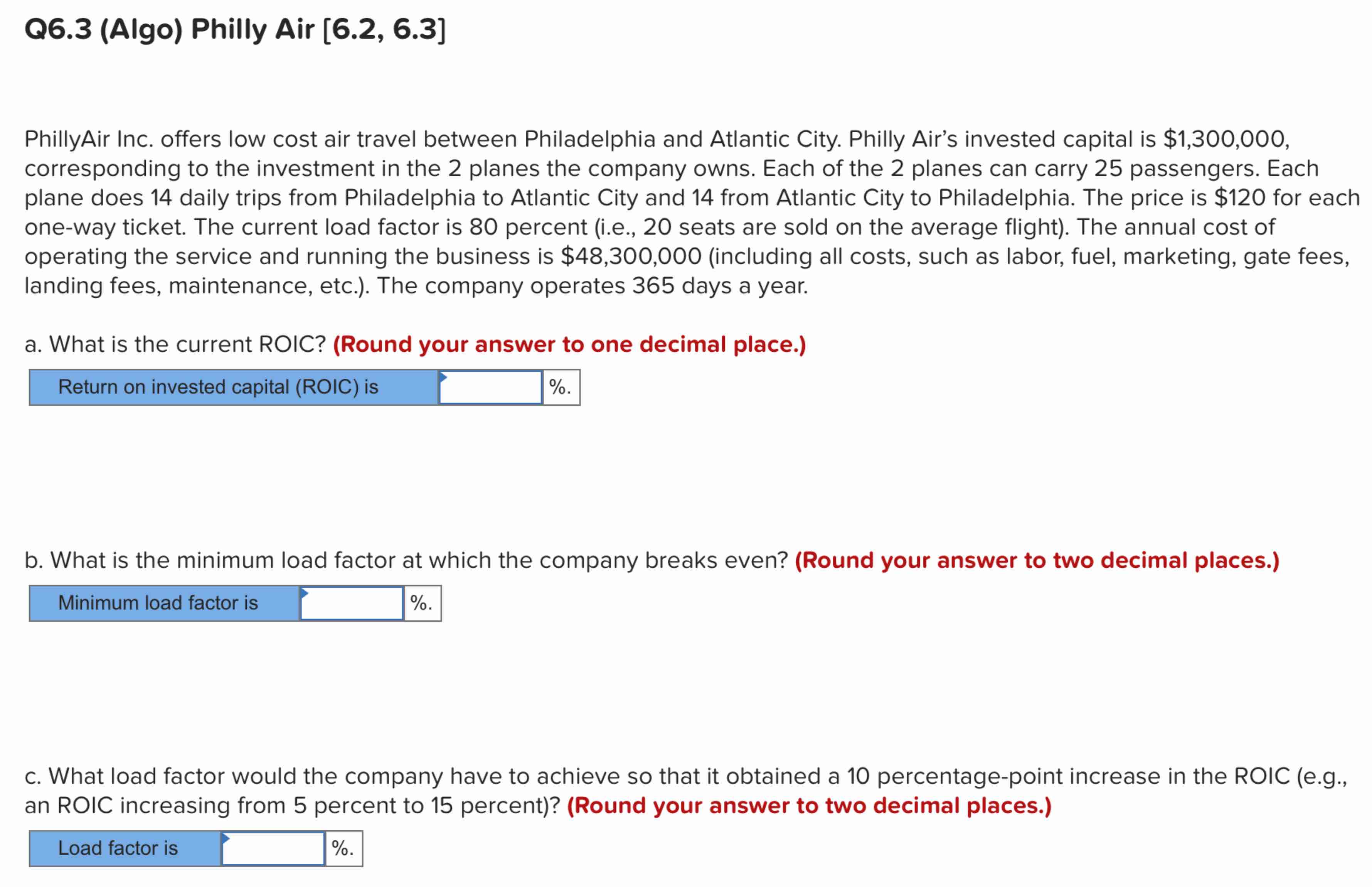 Q 6 . 3 ( Algo ) Philly Air [ 6 . 2 , 6 . 3 ]