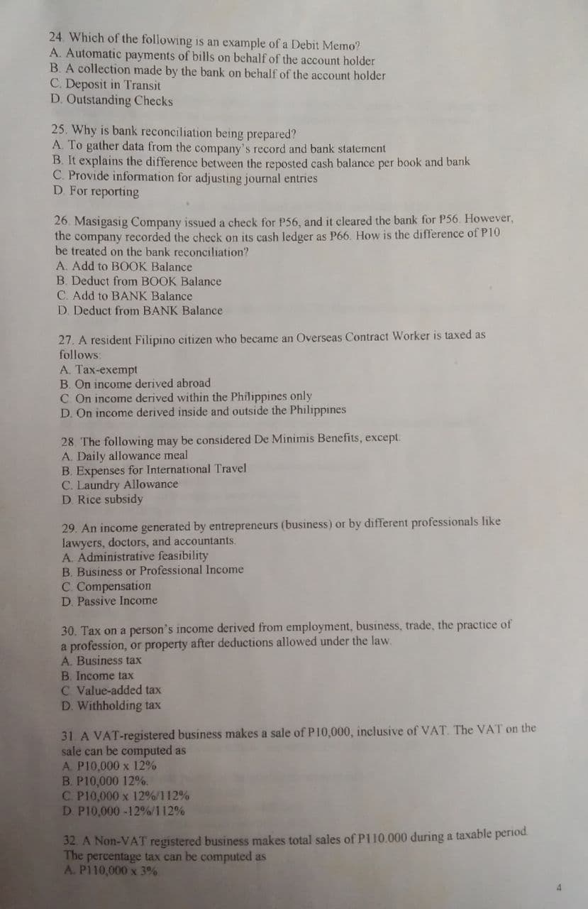 Direction: Answer the following questions, please