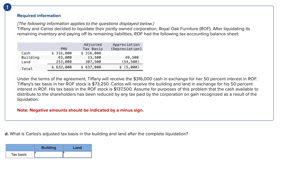 Required information [The following information