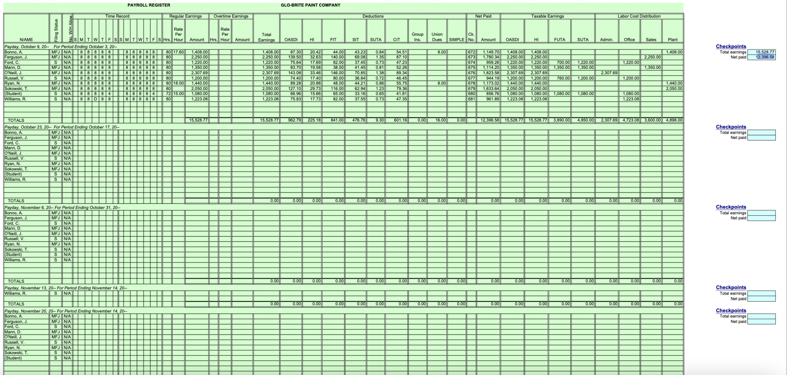 JOURNAL Page 41 POST. DATE DESCRIPTION REF. DEBIT