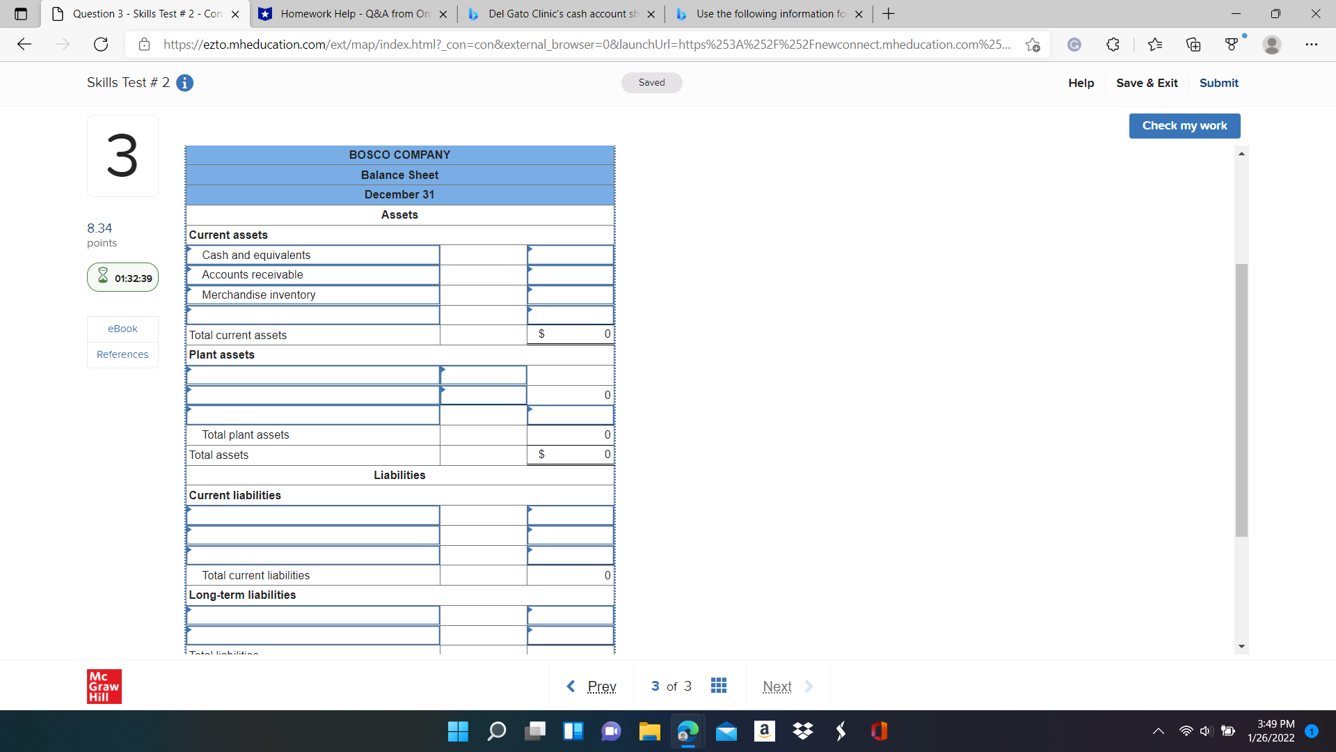 Question 2 - Skills Test # 2 - Con X *Homework