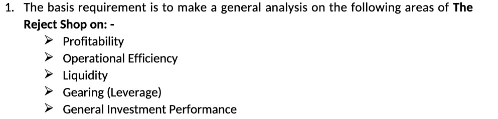 1. The basis requirement is to make a general
