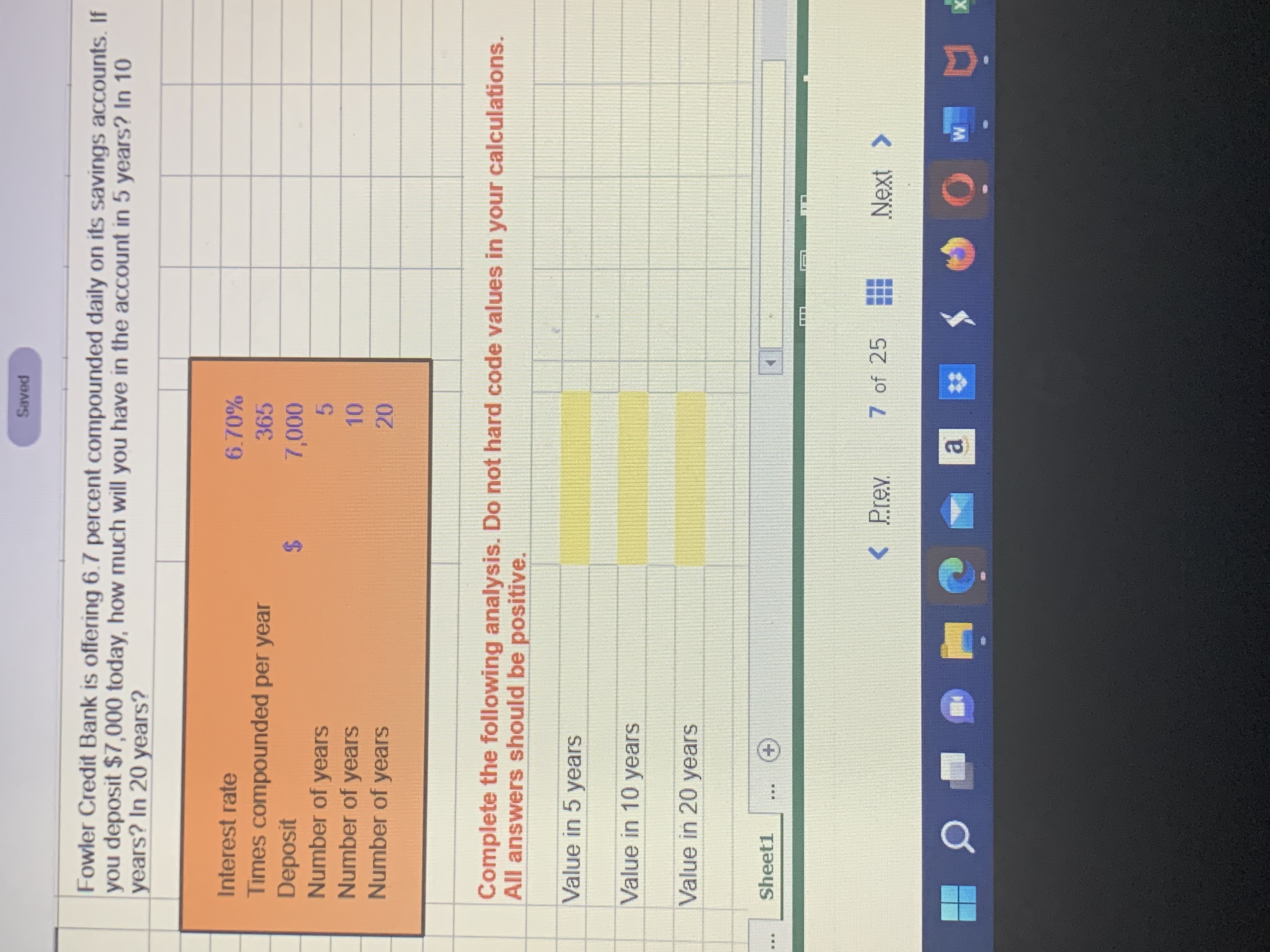 Saved B D G H You just won the TVM Lottery. You