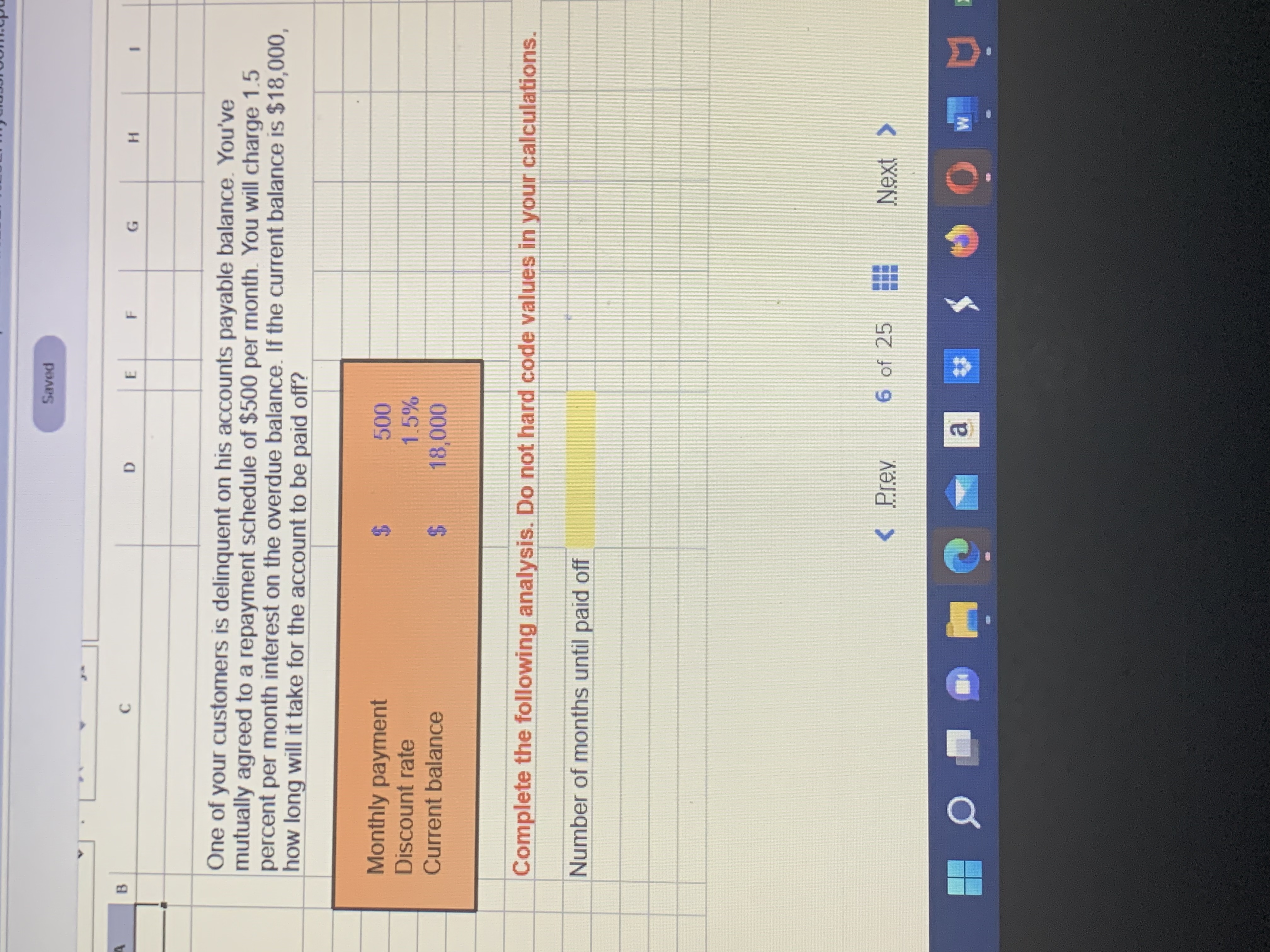 Saved B D G H You just won the TVM Lottery. You