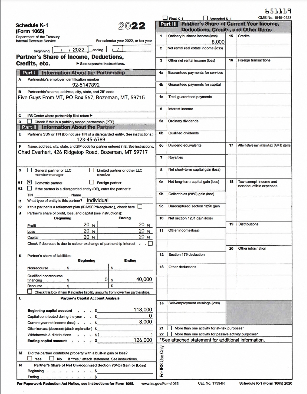 Please try to help Chad incurred a net operating